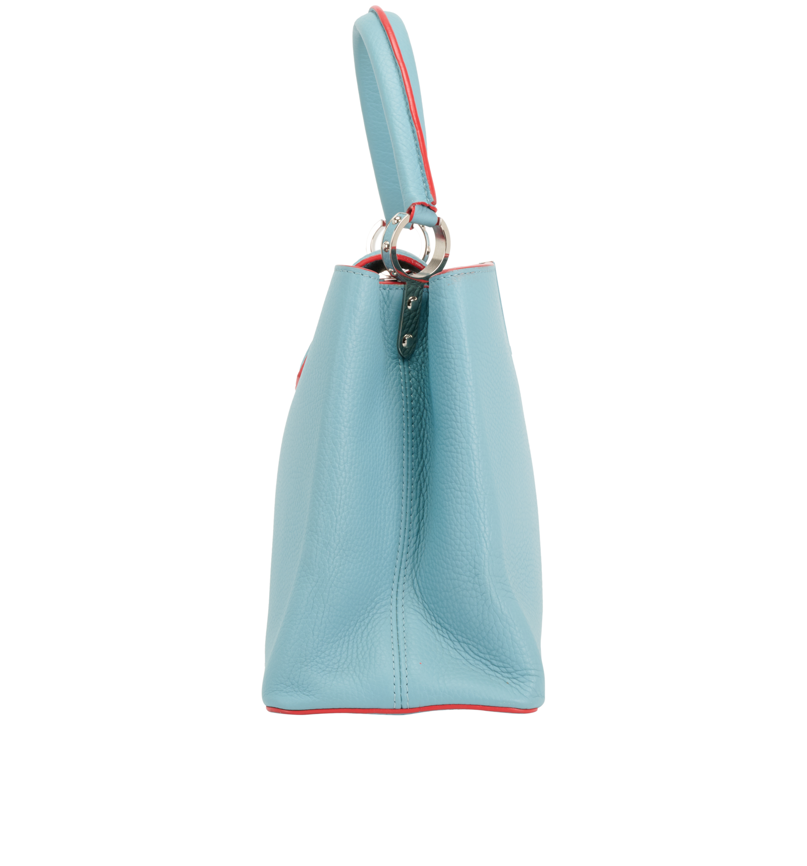 Capucines GM, &pound;2,100, Handbags, Blue, Leather, Side view